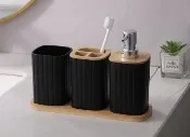 3件套 皂液瓶+漱口杯+托盘3pcs set soap dispenser+cup+pall et