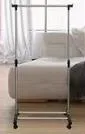 8007普通半铁半钢单杠晾衣架