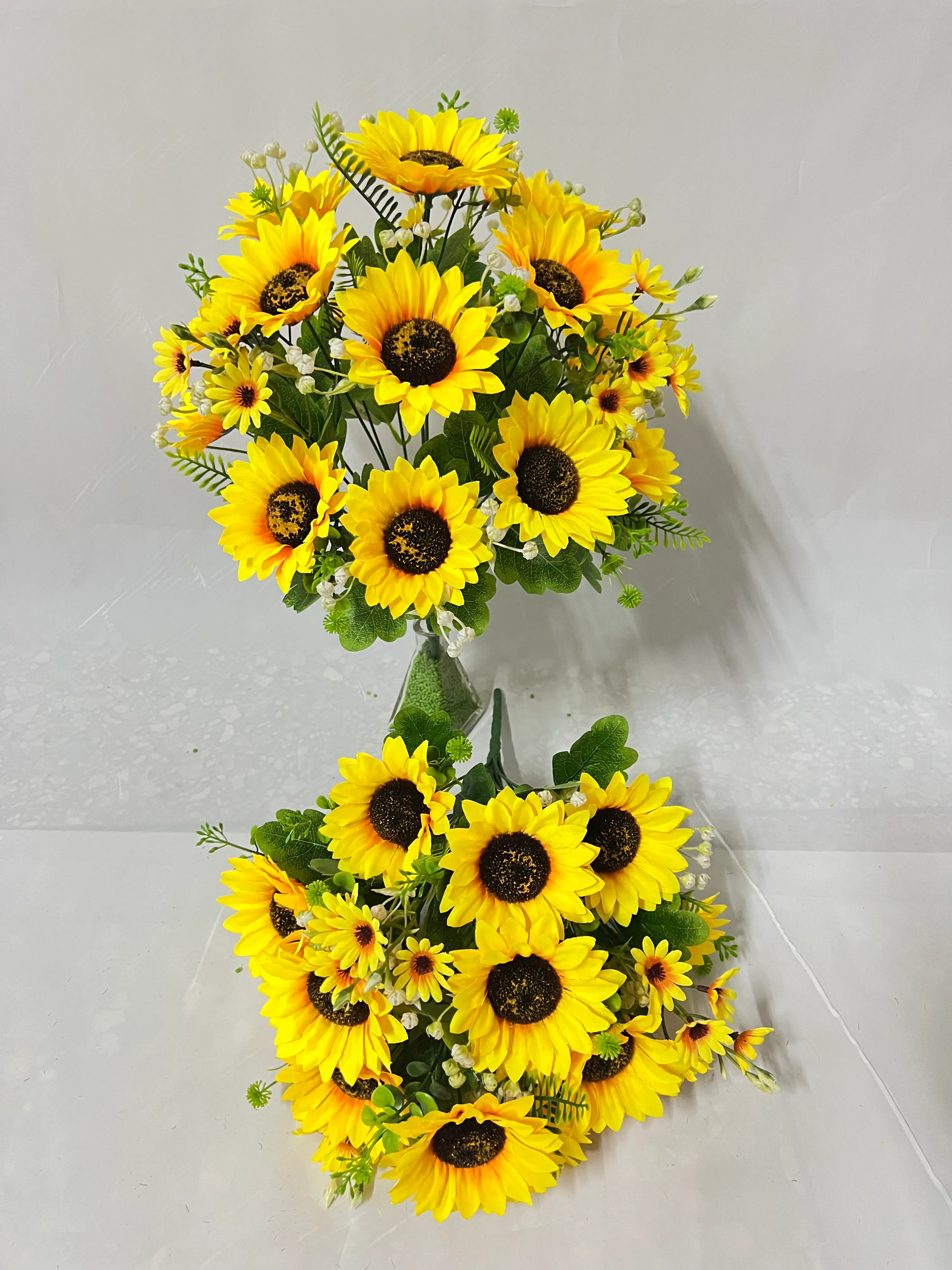 10头套管清新向日葵