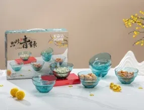 翠韵璃光杯碗六件套