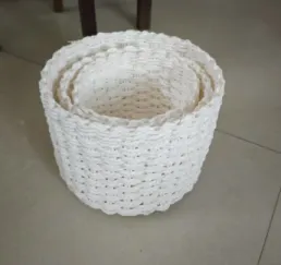 套三麻绳镂空收纳篓
圆形