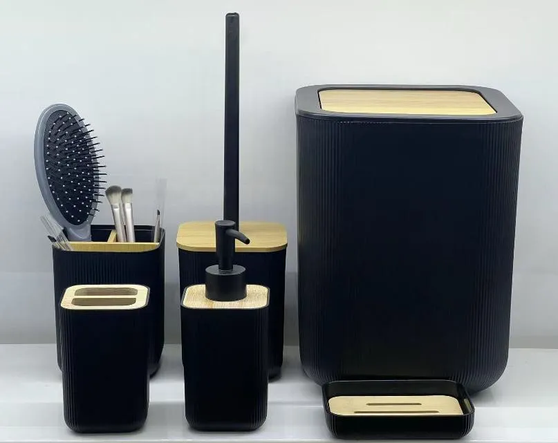 6件套 6PCS set 皂液瓶牙刷架 肥皂盒 垃圾桶马桶刷 soap dispenser+Toothbrush holder+ cup+ brush holder+ dustbin+SOAP
Dish