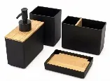 4件套 皂液瓶+漱口杯+牙刷+肥皂盒 4pcs set soap dispenser+cup+Toot hbrush holder
+soap dish