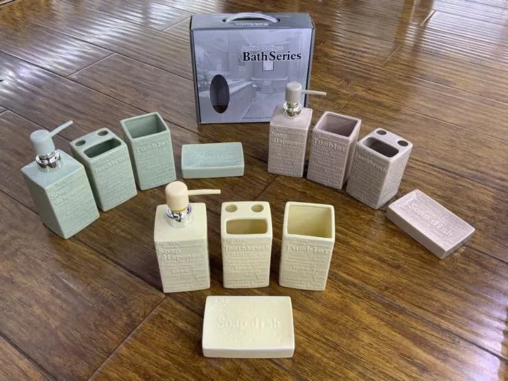 陶瓷卫浴四件套
(4 pcs)
