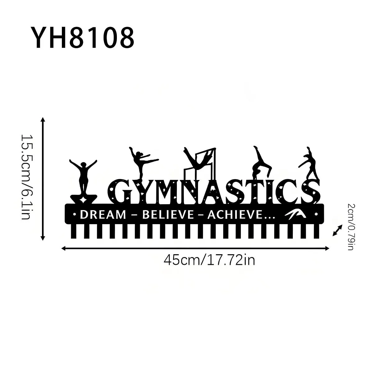 YH8109多功能金属挂钩(1.5mm厚度)
