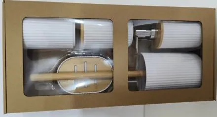 6件套 6PCS set 皂液瓶牙刷架 肥皂盒 垃圾桶马桶刷 soap dispenser+Toothbrush holder+ cup+ brush holder+ dustbin+SOAP
Dish