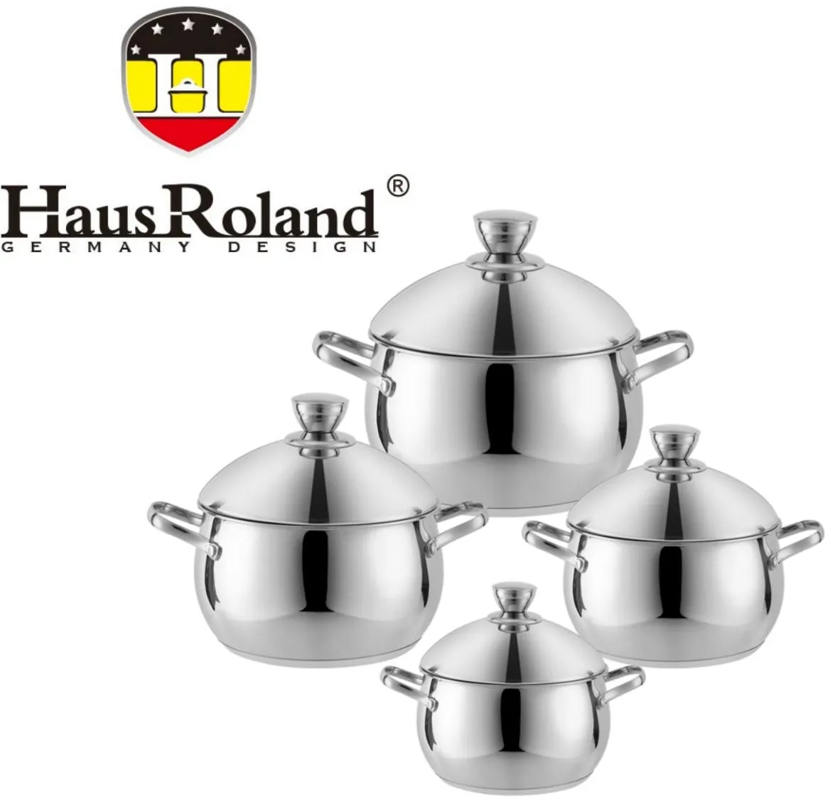 ITEM:HR192 -1
Body:stainless steel 201,0.5mm , apple shape,fold edge Bottom:0.5mm alum+1.5mm iron+0.5mm alum,430 bottom base Exterior:20% mirror polish ,80% satin polish
Interior:mirror polish with capacity mark
Lid:G type glass lid Handle:stainless steel wire handle with decal as photo
16x9.5cm casserole with lid 20x11.5cm casserole with lid 24x13.5cm casserole with lid