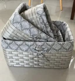 圆形仿藤洗衣篓