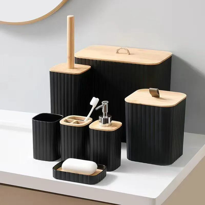 6件套 6PCS set 皂液瓶牙刷架 肥皂盒 垃圾桶马桶刷 soap dispenser+Toothbrush holder+ cup+ brush holder+ dustbin+SOAP
Dish