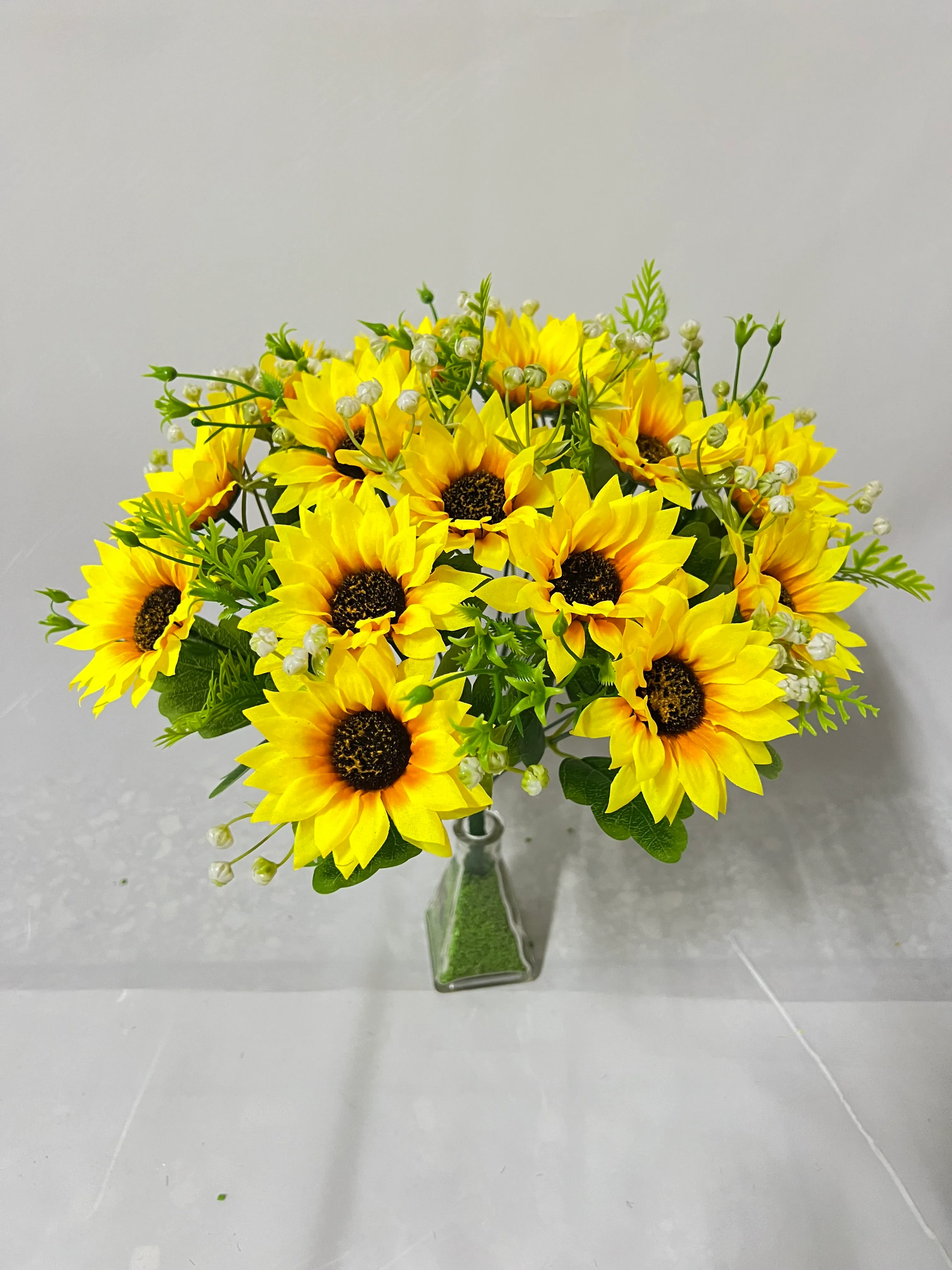 扇形9头哑光太阳花