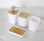 4件套 皂液瓶+收纳盒+牙刷杯 4pcs set soap dispenser+cup+stor age box+Toothbrush
holder