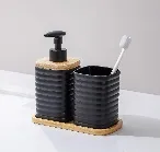 3件套 皂液瓶+漱口杯+托盘3pcs set soap dispenser+cup+pall et