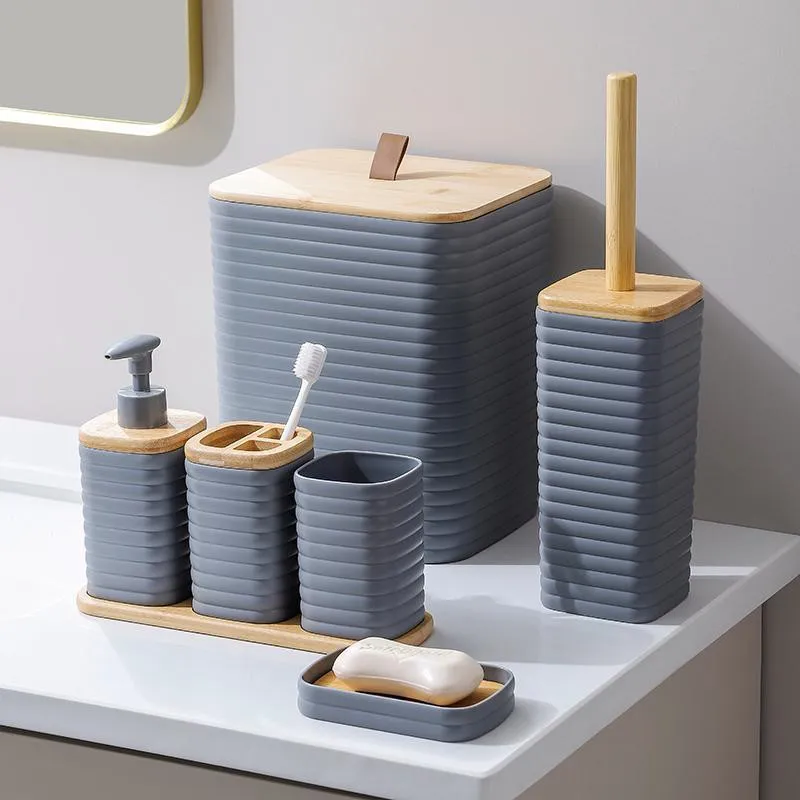6件套 6PCS set 皂液瓶牙刷架 肥皂盒 垃圾桶马桶刷 soap dispenser+Toothbrush holder+ cup+ brush holder+ dustbin+SOAP
Dish
