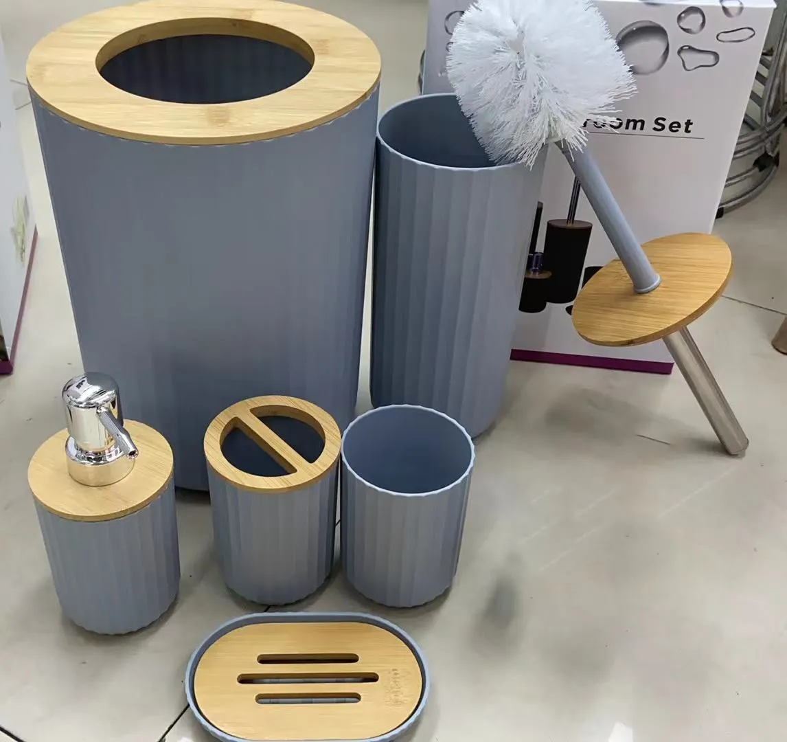 6件套 6PCS set 皂液瓶牙刷架 肥皂盒 垃圾桶马桶刷 soap dispenser+Toothbrush holder+ cup+ brush holder+ dustbin+SOAP
Dish