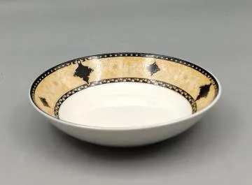 4.5凤尾浮雕碗-华金饰锦