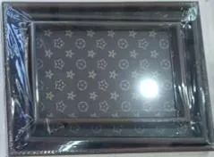 长方形仿藤编套三