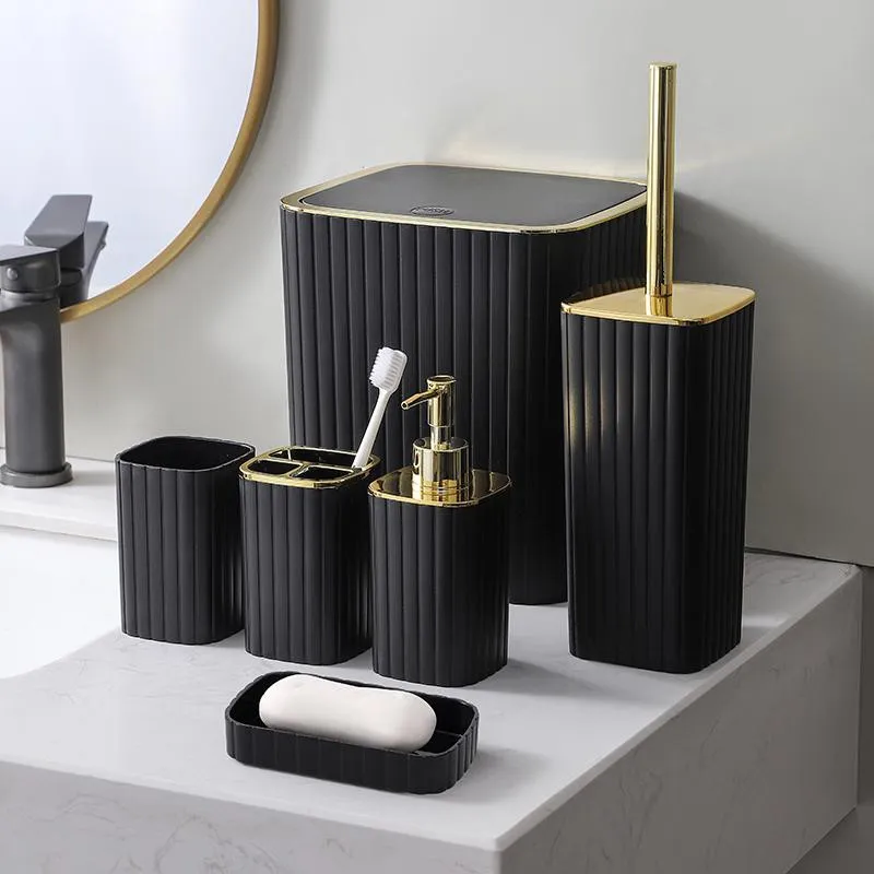 6件套 6PCS set 皂液瓶牙刷架 肥皂盒 垃圾桶马桶刷 soap dispenser+Toothbrush holder+ cup+ brush holder+ dustbin+SOAP
Dish