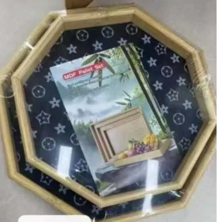 八角竹木D字
皮革套二