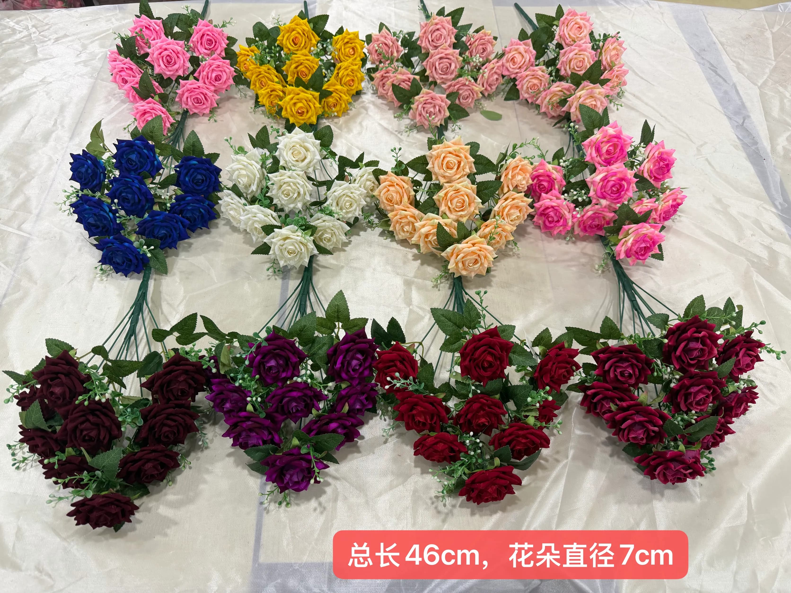 16头把束冰心玫